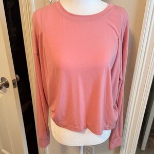 Athleta Pink Long Sleeve Women's Top
